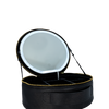 Round Cosmetic Case with Light Mirror