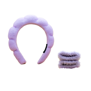 Spa Headband & Wrist Bands Set – Soft, Handmade Comfort