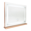 LED Big  Square Mirror With Bluetooth Speakers