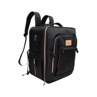 Backpack Cosmetic Storage With Compartments (Black)
