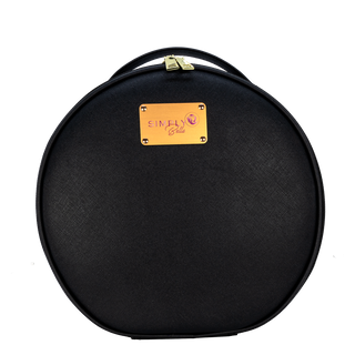 Round Cosmetic Case with Light Mirror