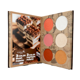 Coffee Time Pressed Pigment Book Palette – Full Face Set