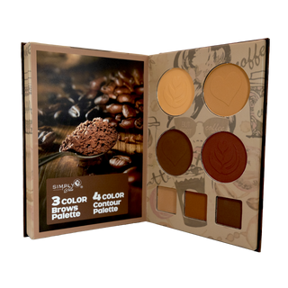 Coffee Time Pressed Pigment Book Palette – Full Face Set