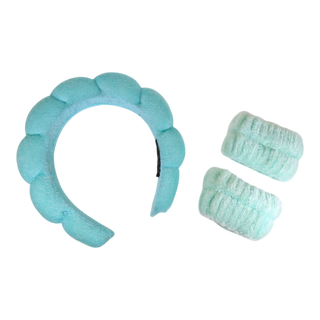 Spa Headband & Wrist Bands Set – Soft, Handmade Comfort