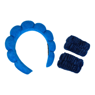 Spa Headband & Wrist Bands Set – Soft, Handmade Comfort