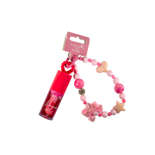 Magic Lip Oil – Hydrating Lip Shine with Beaded Charm