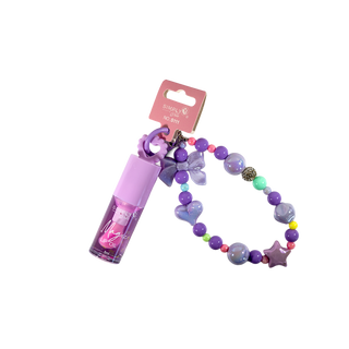 Magic Lip Oil – Hydrating Lip Shine with Beaded Charm