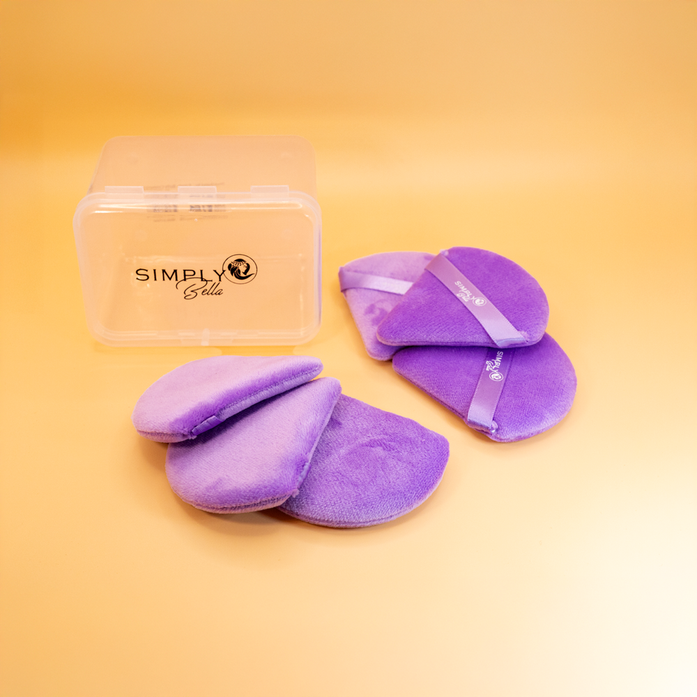 Triangle Makeup Puff Set (6-Pack) – Pink & Purple – Simply Bella Cosmetics
