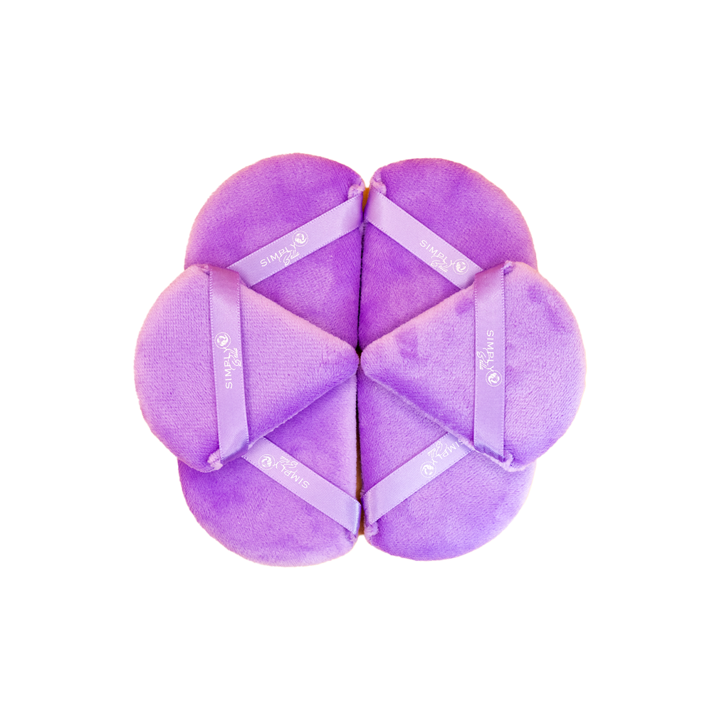 Triangle Makeup Puff Set (6-Pack) – Pink & Purple – Simply Bella Cosmetics