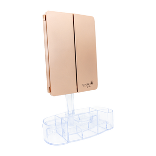Three View Mirror With Bluetooth Speakers