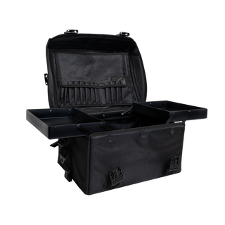 2 in 1 Luggage Cosmetic Storage With Compartments (Black)