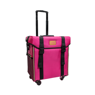 2 in 1 Luggage Cosmetic Storage With Compartments (Pink)